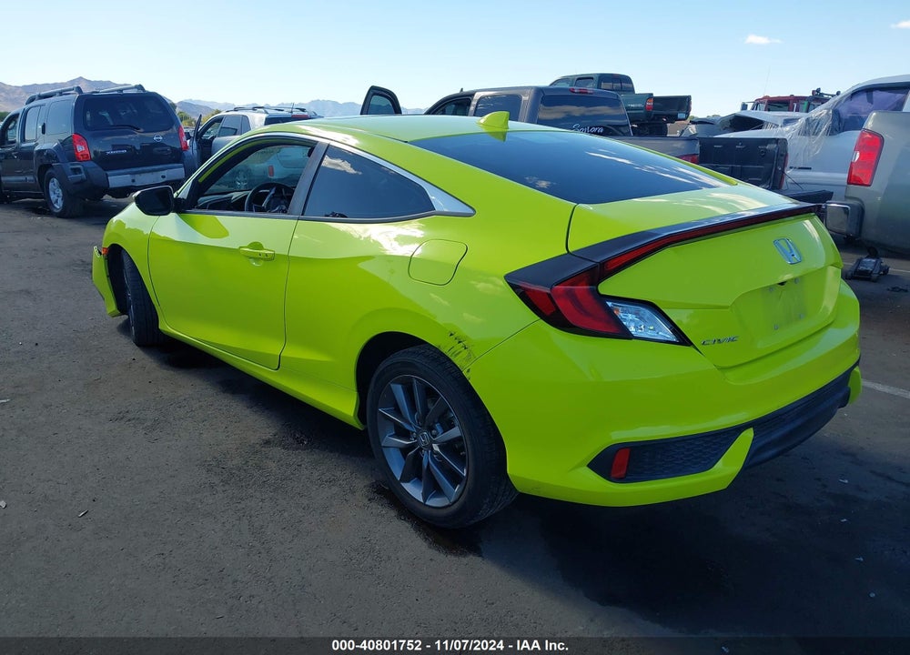 2019 HONDA CIVIC EX VIN: 2HGFC3B32KH351650