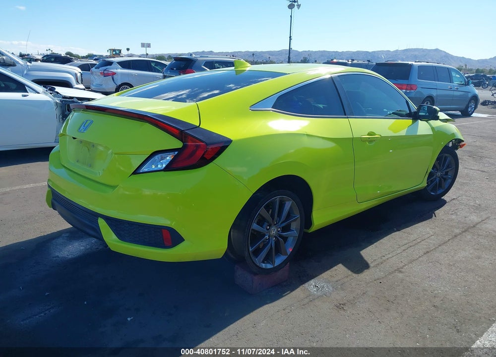 2019 HONDA CIVIC EX VIN: 2HGFC3B32KH351650