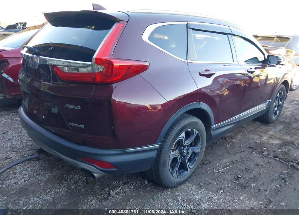 2018 HONDA CR-V TOURING VIN: 7FARW2H92JE046375