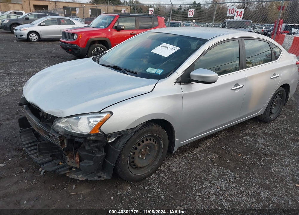2015 NISSAN SENTRA SV VIN: 3N1AB7AP9FL633694