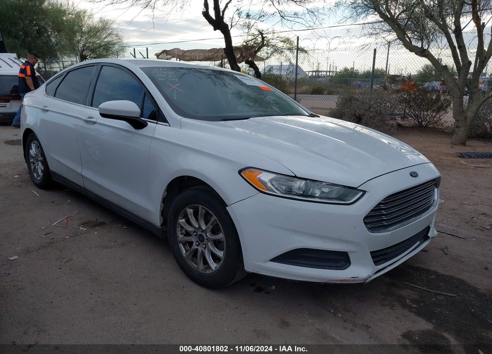 2016 FORD FUSION S VIN: 3FA6P0G79GR240723