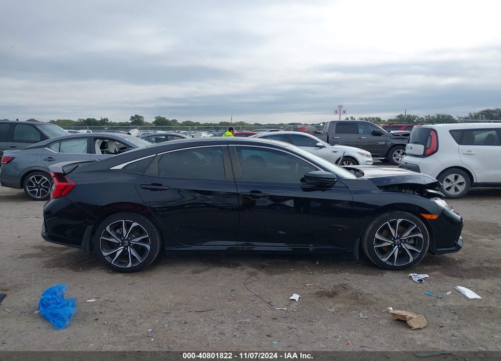 2019 HONDA CIVIC SI VIN: 2HGFC1E59KH700854