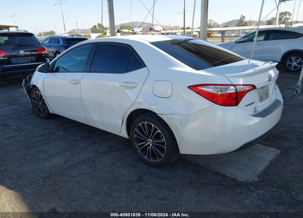 2014 TOYOTA COROLLA S PLUS VIN: 2T1BURHE5EC139586
