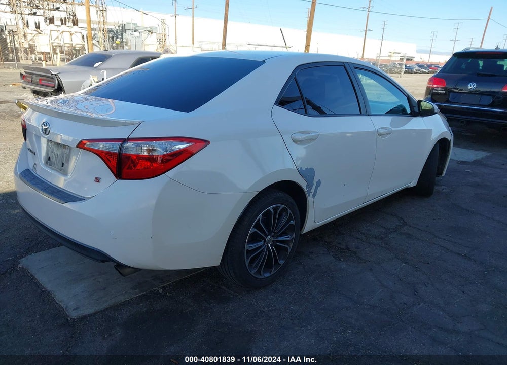 2014 TOYOTA COROLLA S PLUS VIN: 2T1BURHE5EC139586