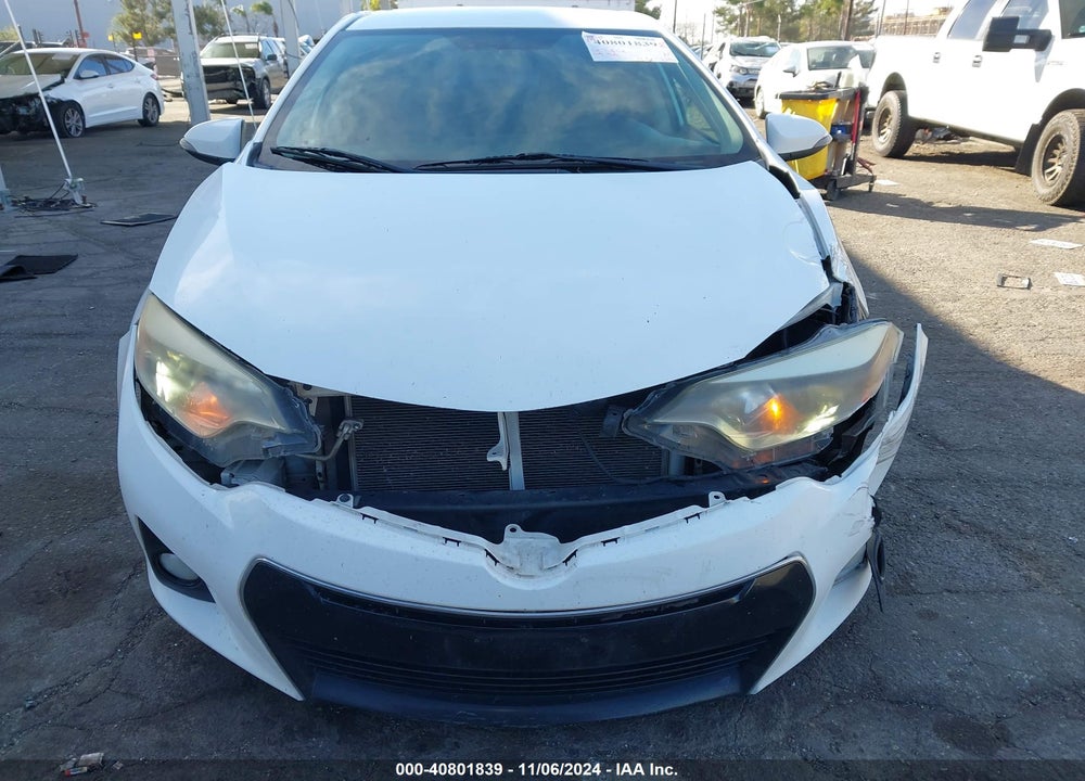 2014 TOYOTA COROLLA S PLUS VIN: 2T1BURHE5EC139586