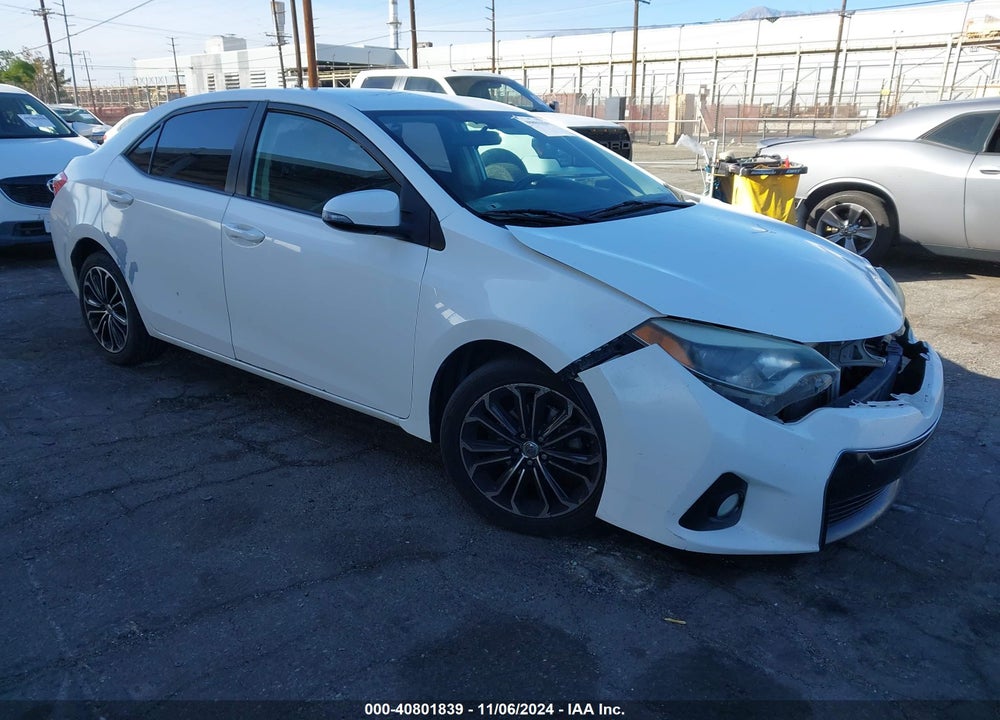 2014 TOYOTA COROLLA S PLUS VIN: 2T1BURHE5EC139586