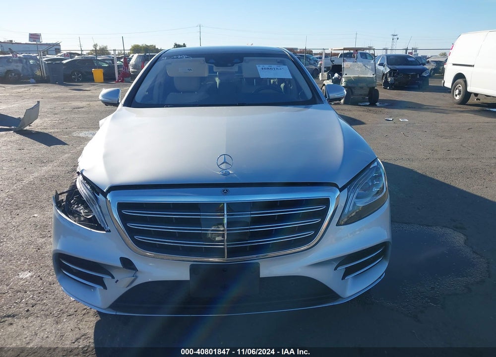 2019 MERCEDES-BENZ S 560 VIN: WDDUG8DB9KA453527