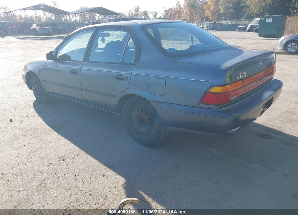 1993 TOYOTA COROLLA LE VIN: 1NXAE00E3PZ069538