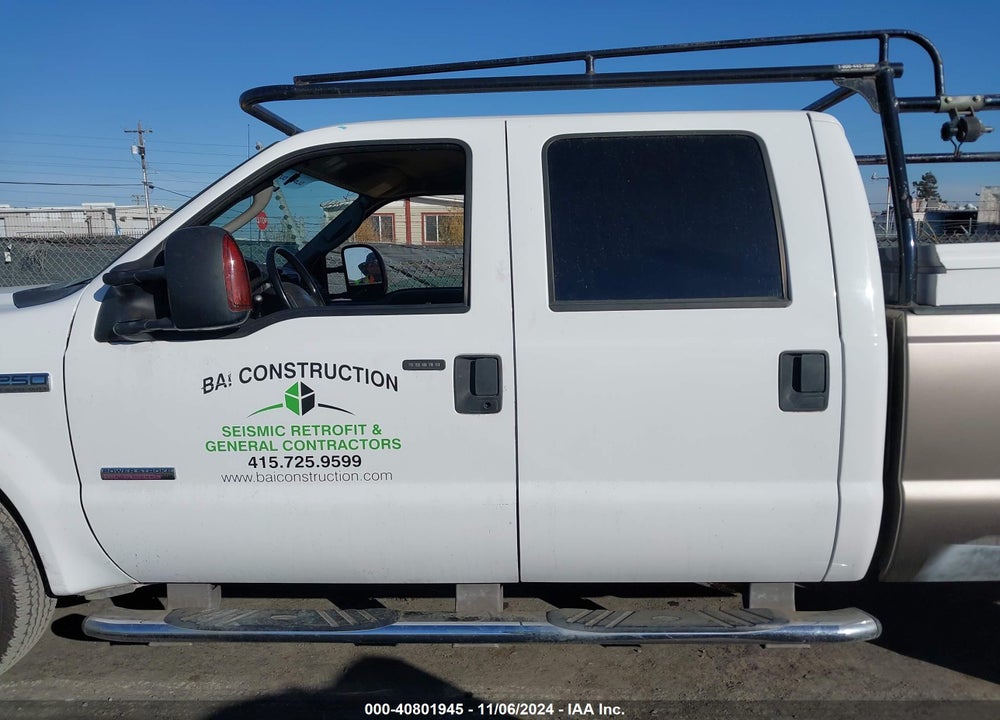 2007 FORD F-250 LARIAT/XL/XLT VIN: 1FTSW20PX7EA88634