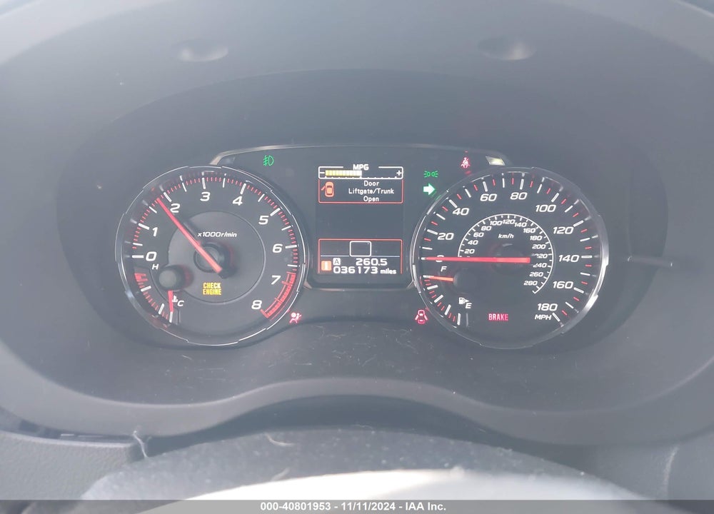 2021 SUBARU WRX PREMIUM VIN: JF1VA1C68M9819497