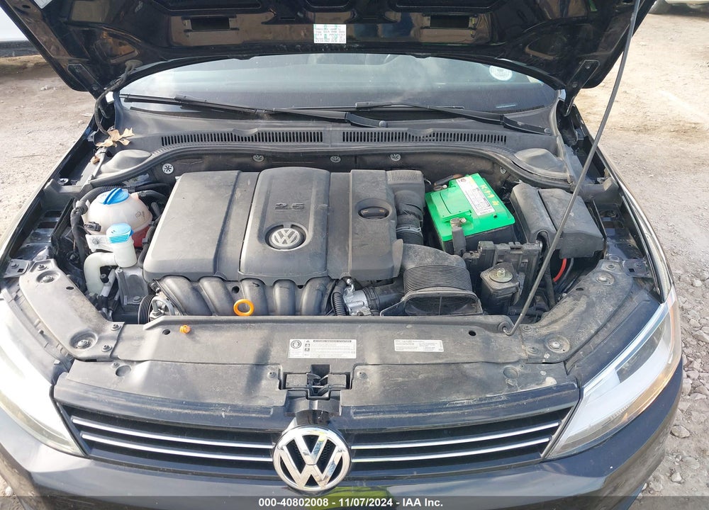 2013 VOLKSWAGEN JETTA 2.5L SE VIN: 3VWDX7AJ0DM256930