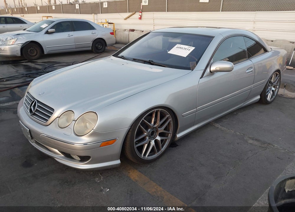 2002 MERCEDES-BENZ CL 500 VIN: WDBPJ75J22A030859