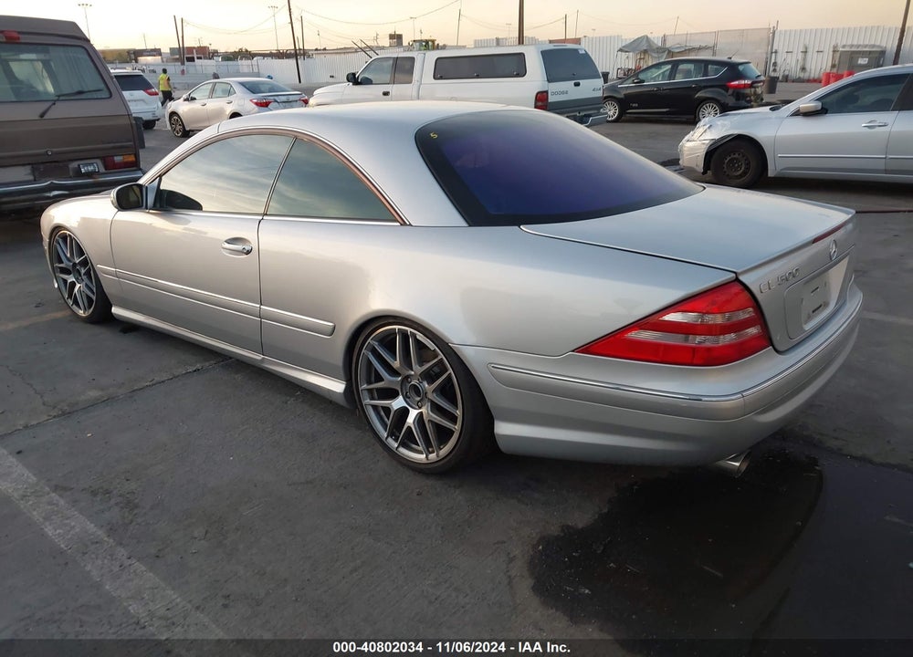 2002 MERCEDES-BENZ CL 500 VIN: WDBPJ75J22A030859