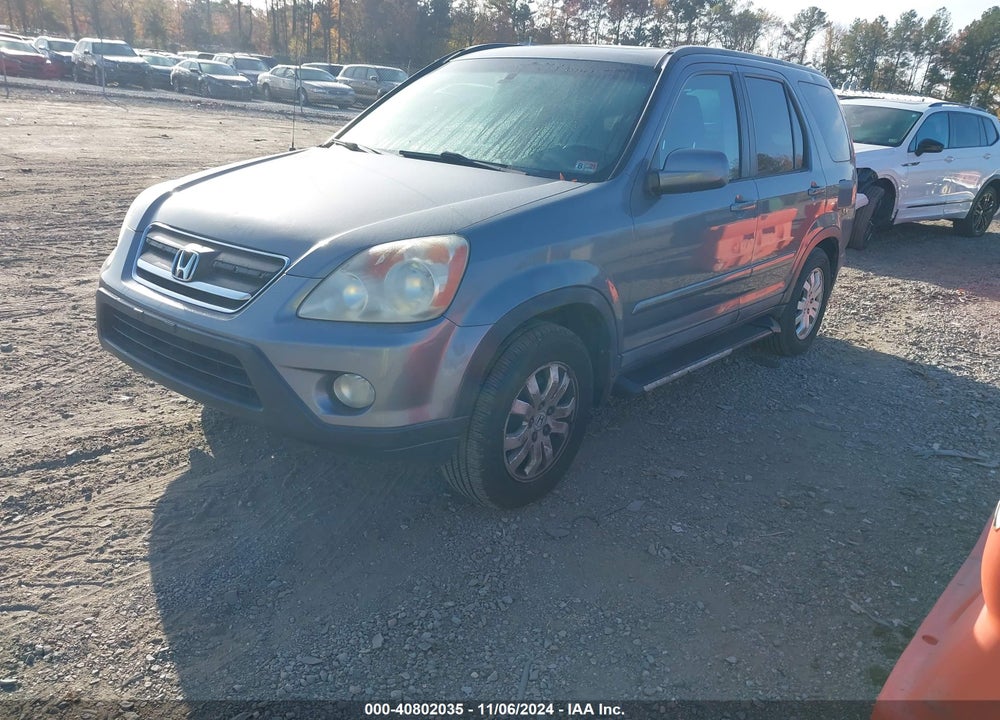 2005 HONDA CR-V SE VIN: SHSRD789X5U328177