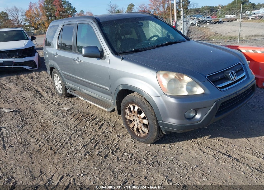 2005 HONDA CR-V SE VIN: SHSRD789X5U328177