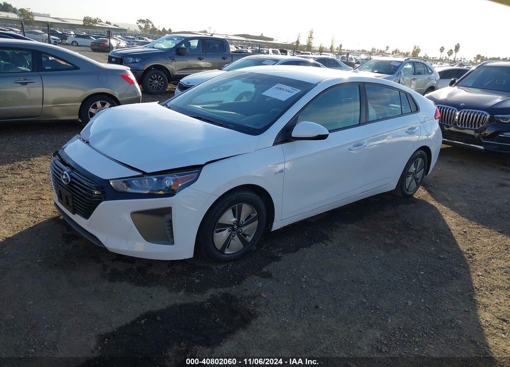 2019 HYUNDAI IONIQ HYBRID BLUE VIN: KMHC65LC8KU170743