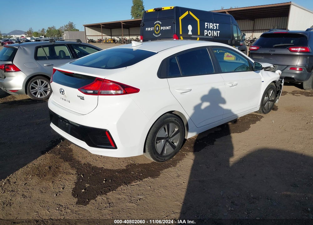 2019 HYUNDAI IONIQ HYBRID BLUE VIN: KMHC65LC8KU170743