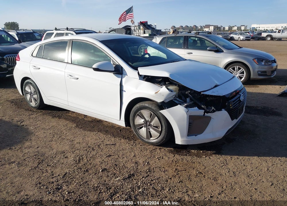 2019 HYUNDAI IONIQ HYBRID BLUE VIN: KMHC65LC8KU170743