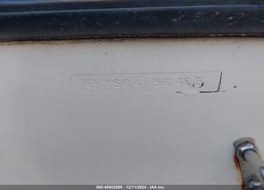 2005 HYDRA-SPORTS OTHER VIN: GHYSCA15G405