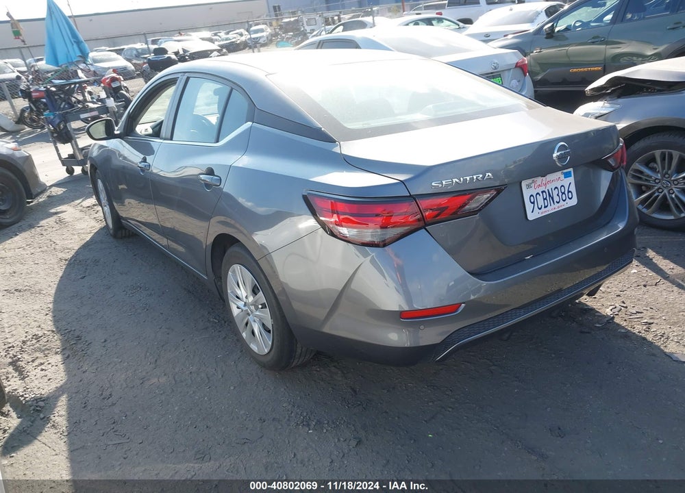 2020 NISSAN SENTRA S XTRONIC CVT VIN: 3N1AB8BV6LY312908