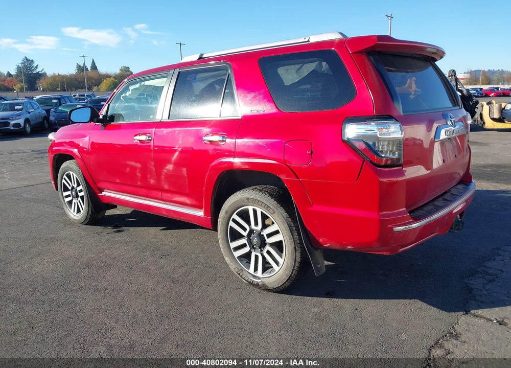 2018 TOYOTA 4RUNNER LIMITED VIN: JTEBU5JR3J5546461