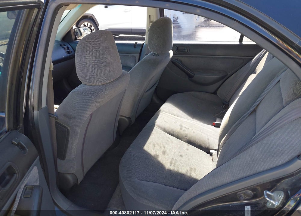 2001 HONDA CIVIC LX VIN: 2HGES16591H605948