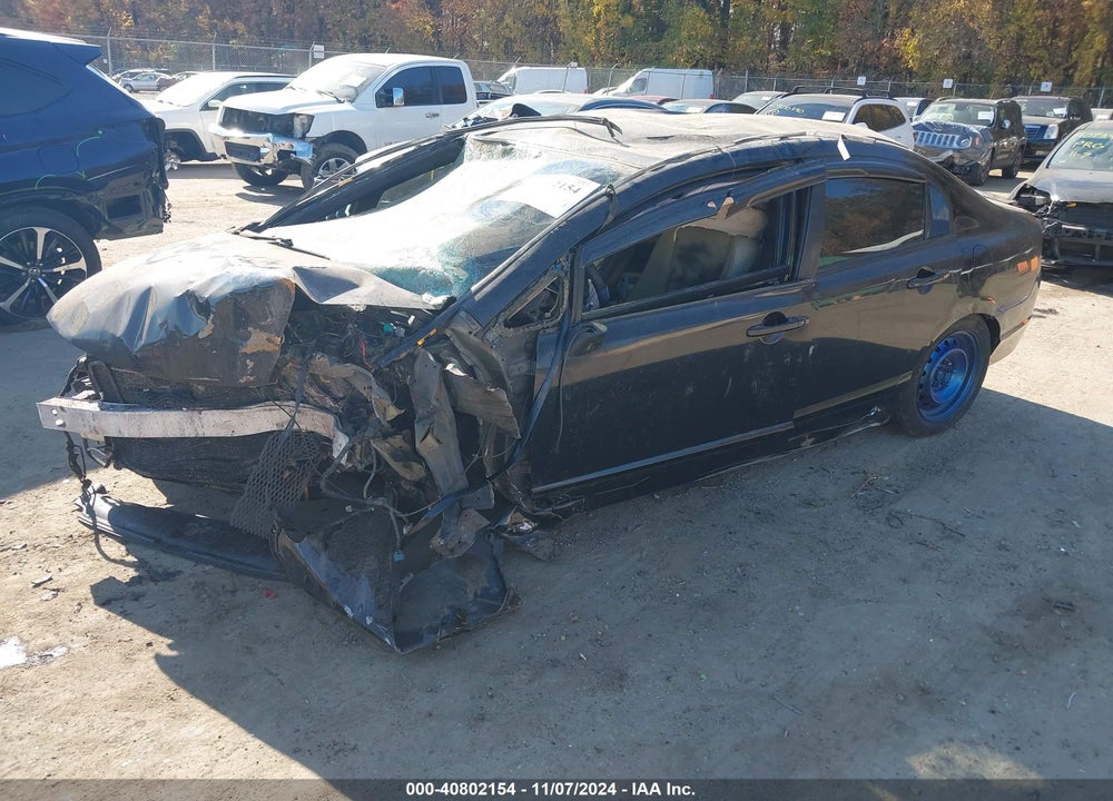 2006 HONDA CIVIC LX VIN: 1HGFA165X6L010818