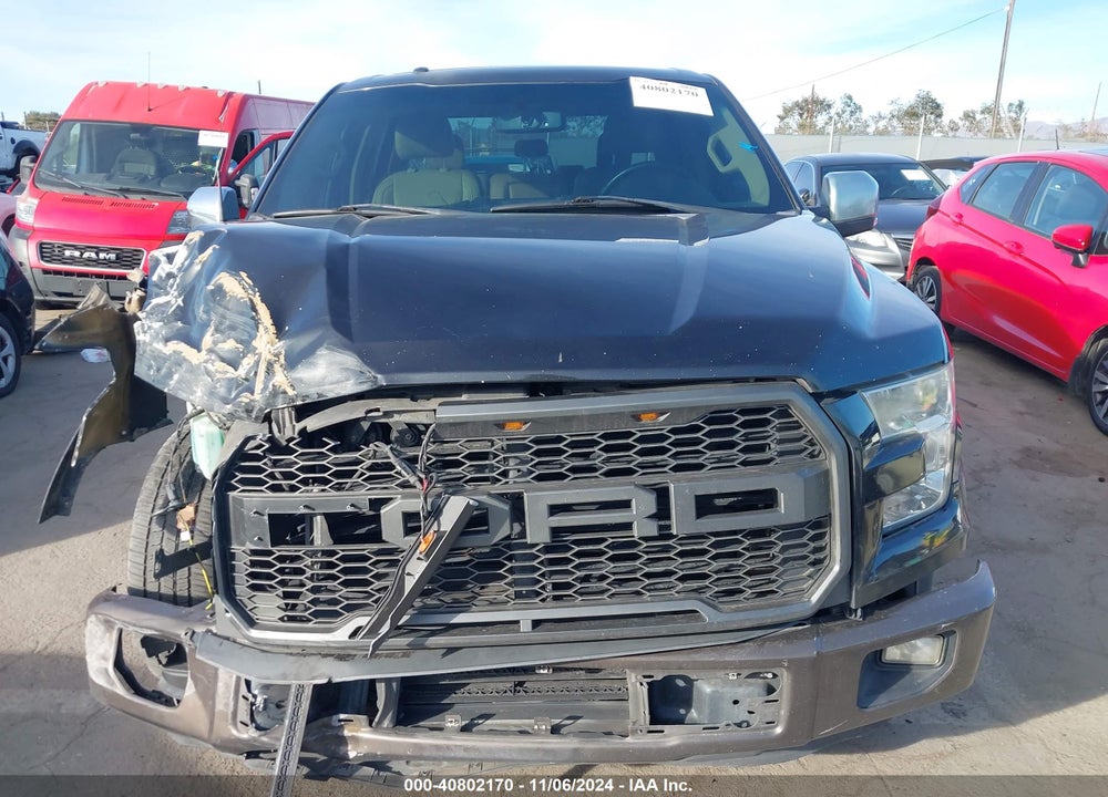 2015 FORD F-150 LARIAT VIN: 1FTEW1CP5FKE28274