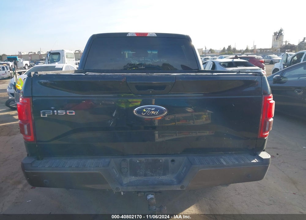 2015 FORD F-150 LARIAT VIN: 1FTEW1CP5FKE28274