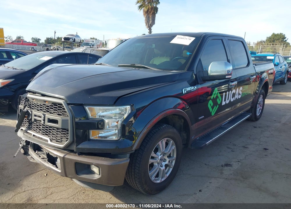 2015 FORD F-150 LARIAT VIN: 1FTEW1CP5FKE28274