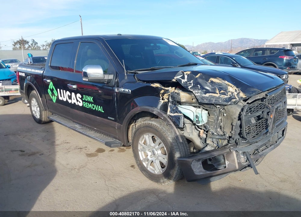 2015 FORD F-150 LARIAT VIN: 1FTEW1CP5FKE28274