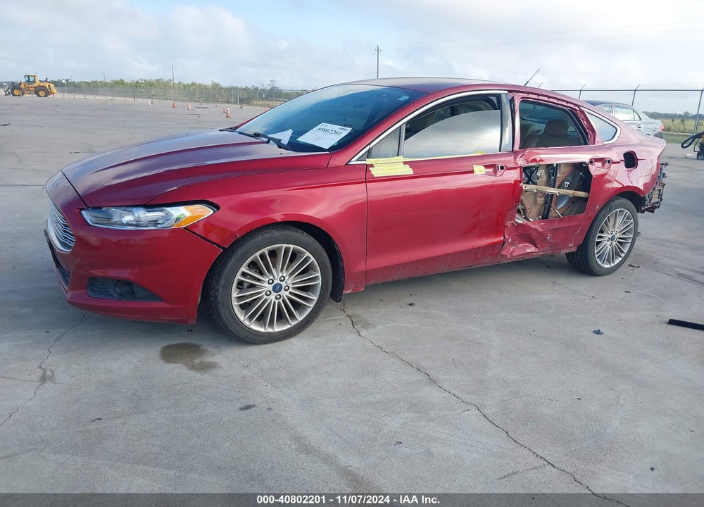 2016 FORD FUSION SE VIN: 3FA6P0HD4GR355587