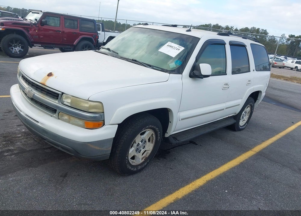 2004 CHEVROLET TAHOE LT VIN: 1GNEC13Z74R213193