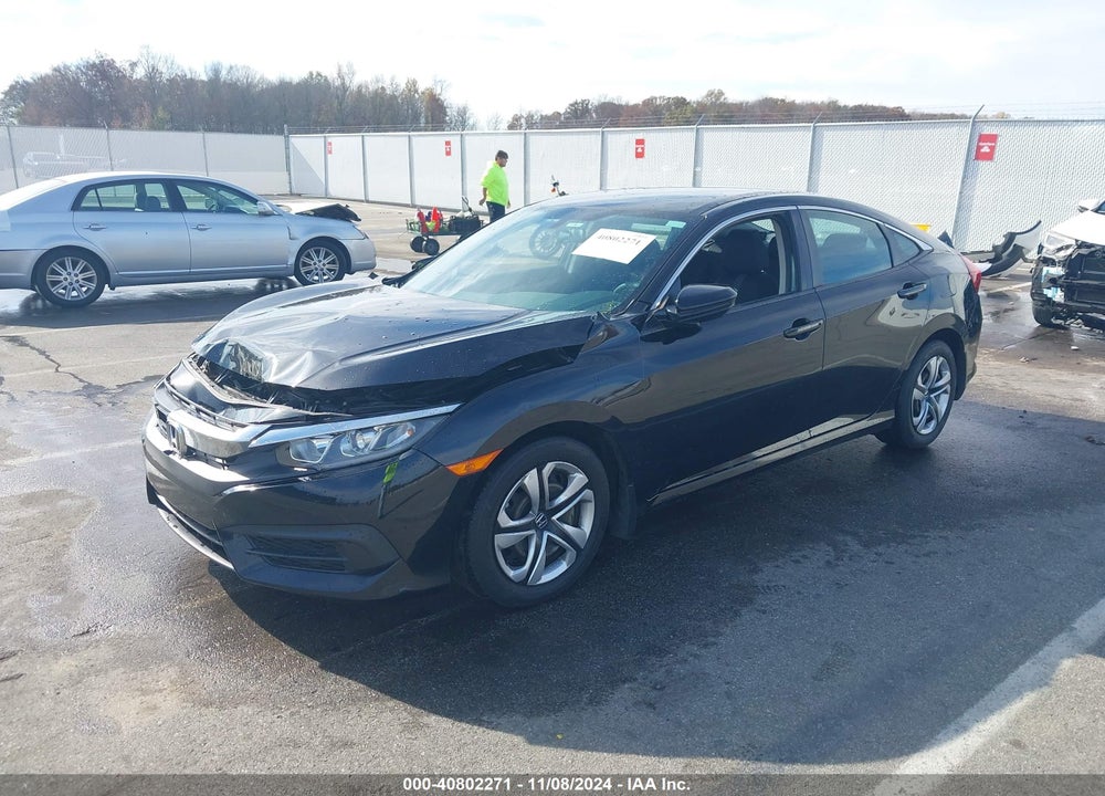 2016 HONDA CIVIC LX VIN: 19XFC2F57GE051481
