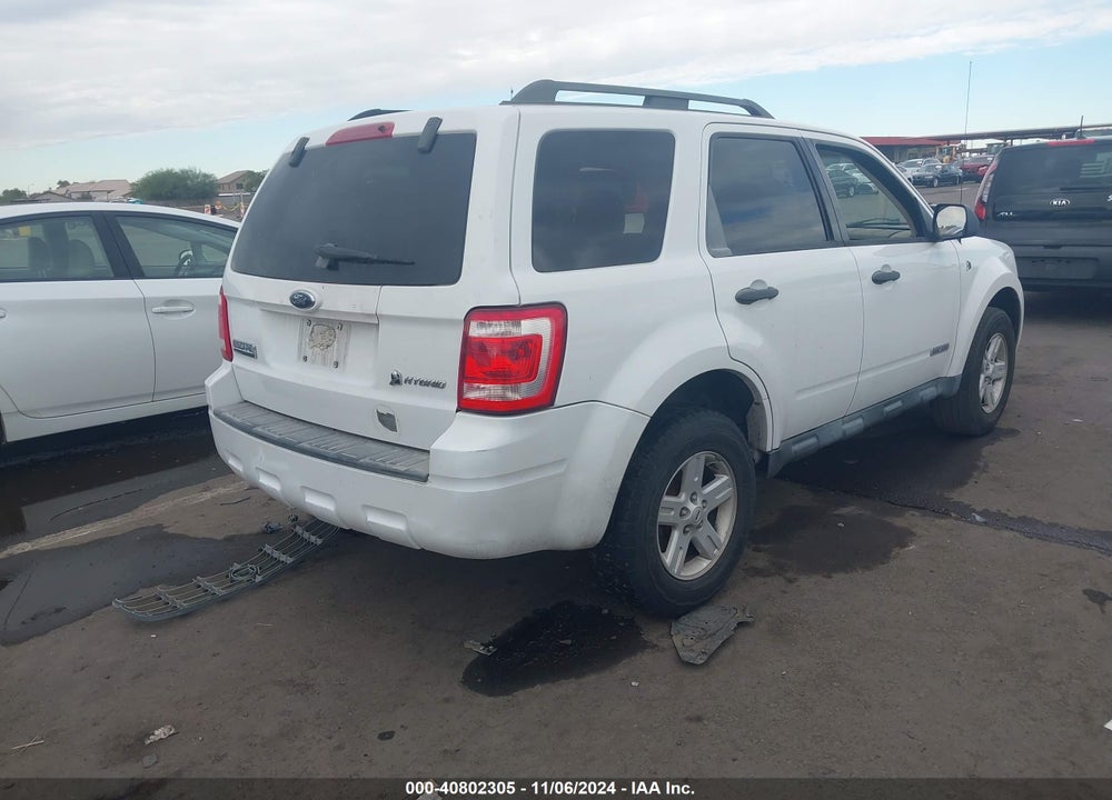2008 FORD ESCAPE HYBRID VIN: 1FMCU59H68KD05456