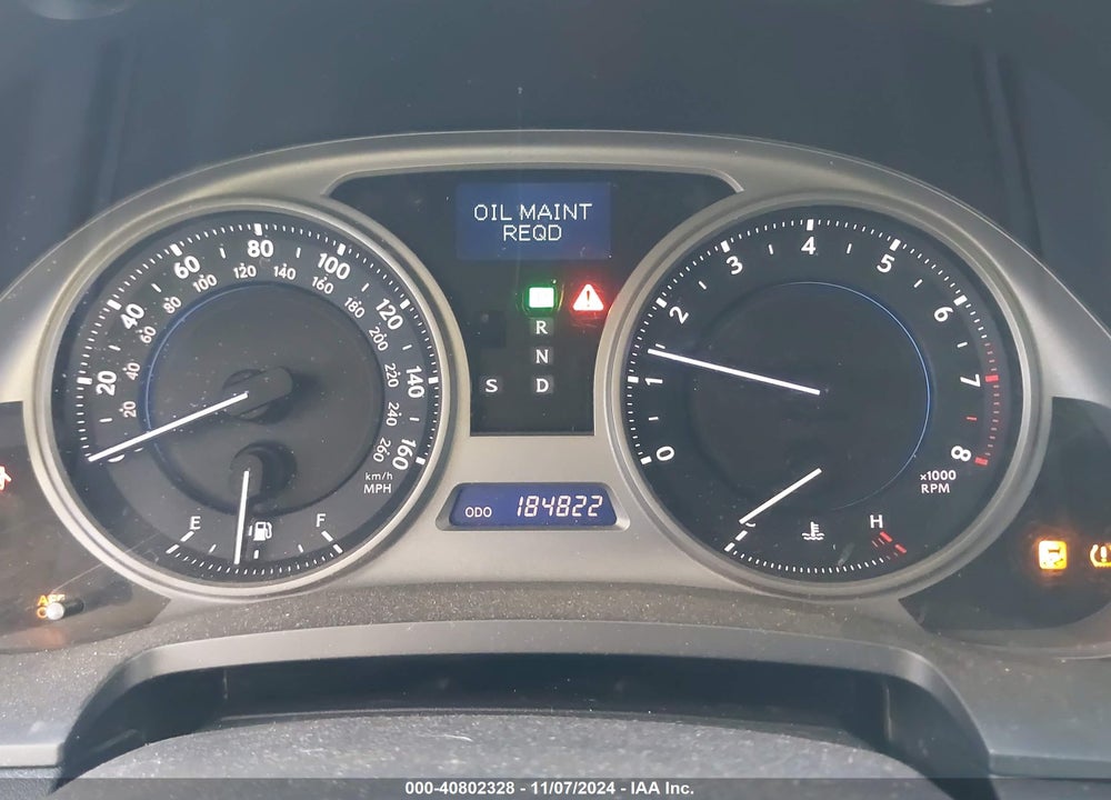 2007 LEXUS IS 250 VIN: JTHBK262372029822