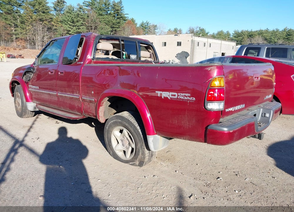 2002 TOYOTA TUNDRA LTD V8 VIN: 5TBBT48102S234622