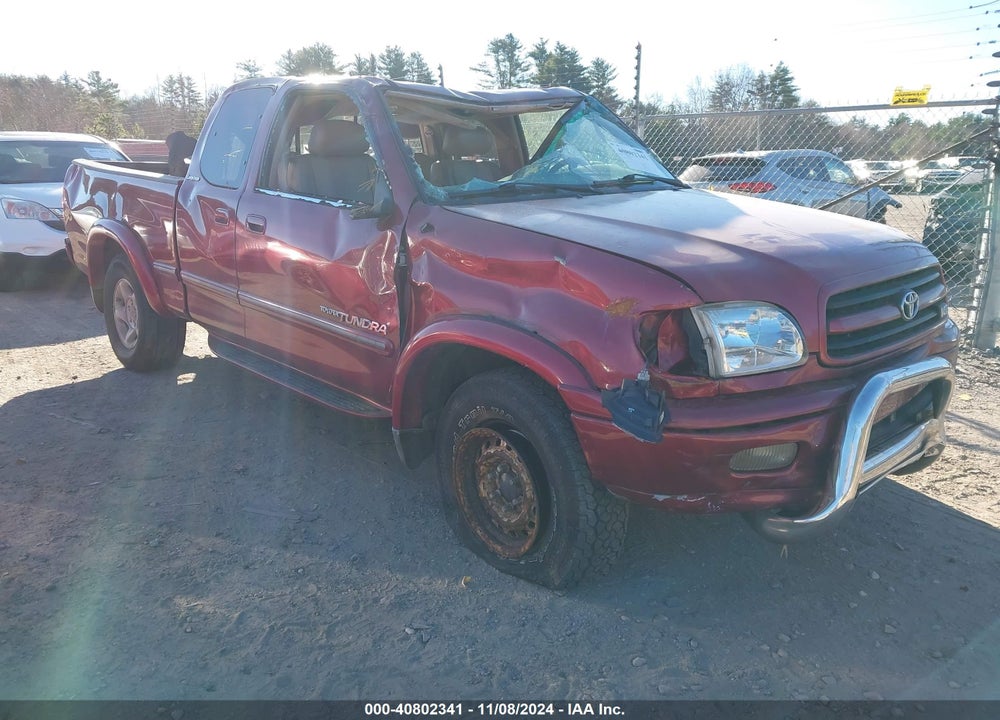 2002 TOYOTA TUNDRA LTD V8 VIN: 5TBBT48102S234622