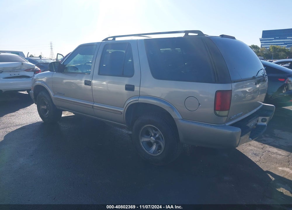 2004 CHEVROLET BLAZER LS VIN: 1GNCS13X44K143606