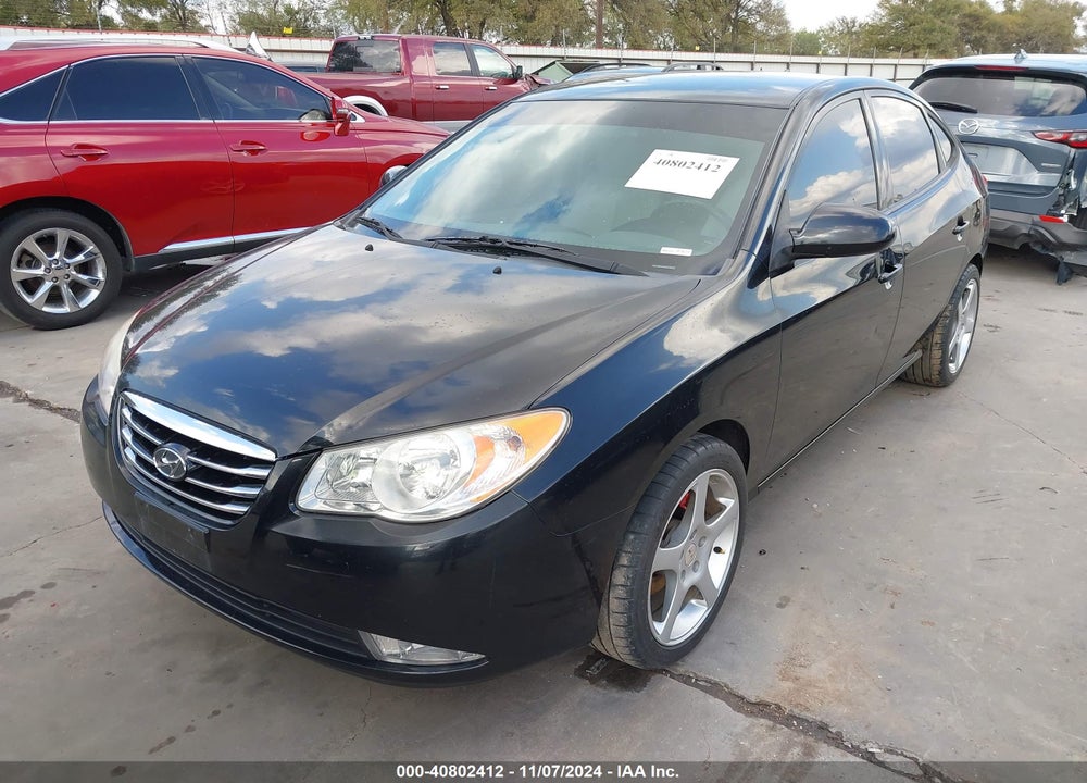 2010 HYUNDAI ELANTRA BLUE VIN: KMHDU4AD0AU108610