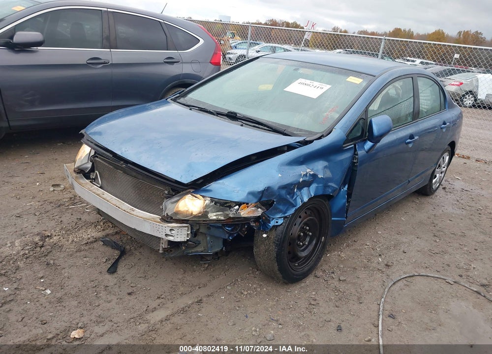 2010 HONDA CIVIC LX VIN: 19XFA1F59AE016187