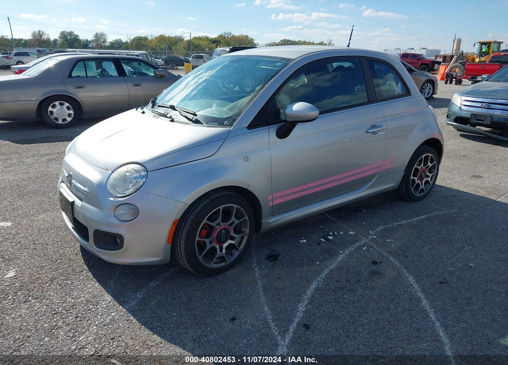 2012 FIAT 500 SPORT VIN: 3C3CFFBR9CT164952