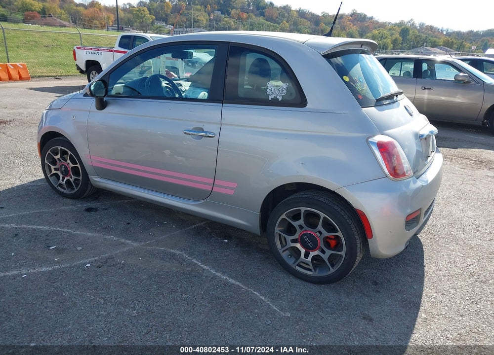 2012 FIAT 500 SPORT VIN: 3C3CFFBR9CT164952