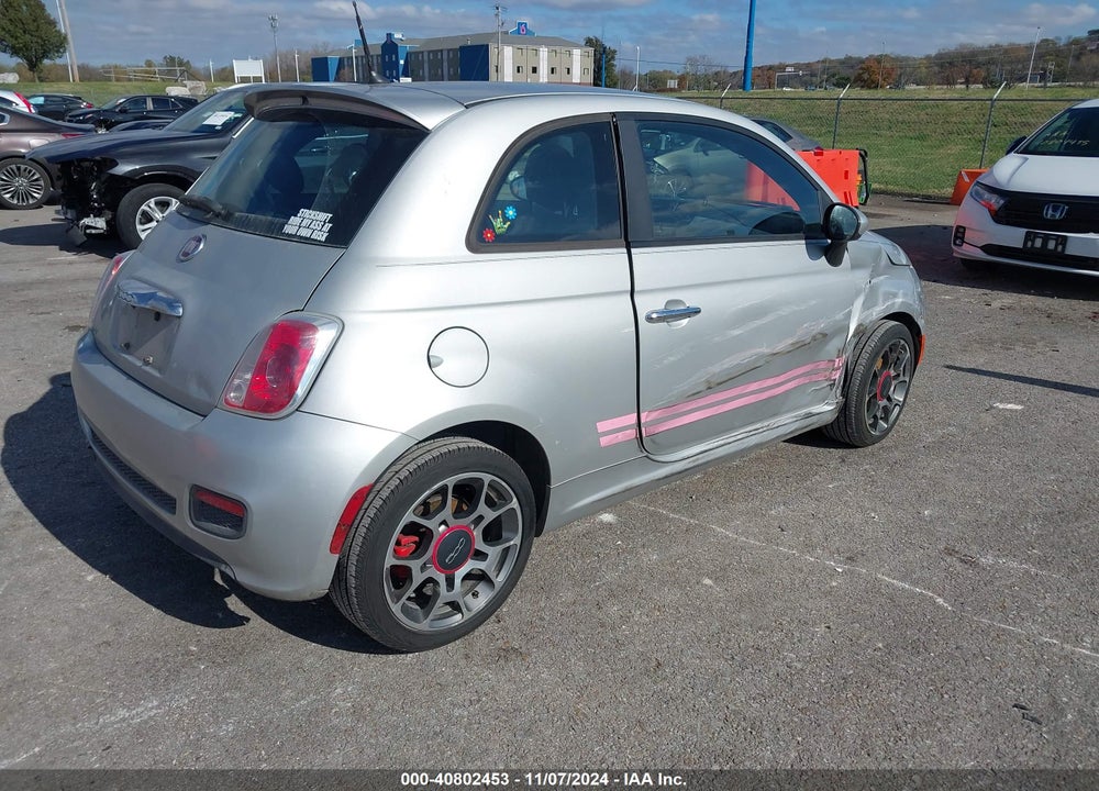 2012 FIAT 500 SPORT VIN: 3C3CFFBR9CT164952