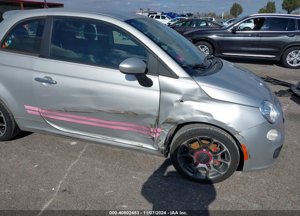 2012 FIAT 500 SPORT VIN: 3C3CFFBR9CT164952