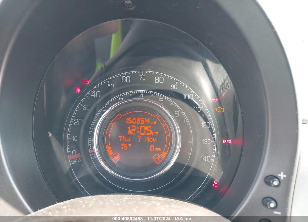 2012 FIAT 500 SPORT VIN: 3C3CFFBR9CT164952