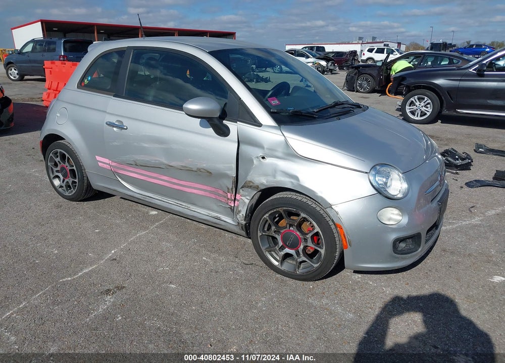 2012 FIAT 500 SPORT VIN: 3C3CFFBR9CT164952
