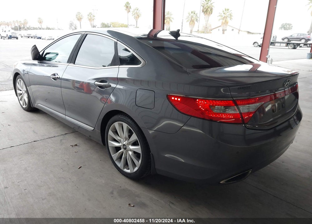 2012 HYUNDAI AZERA VIN: KMHFH4JG5CA169530