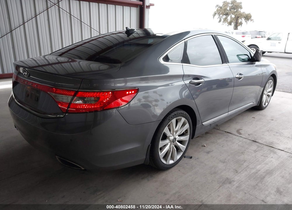 2012 HYUNDAI AZERA VIN: KMHFH4JG5CA169530