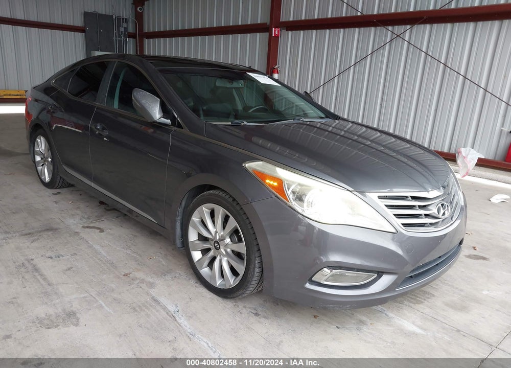2012 HYUNDAI AZERA VIN: KMHFH4JG5CA169530